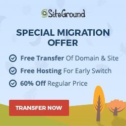 Siteground Hosting - Special offer
